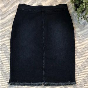 Harlowe & Graham Denim Skirt